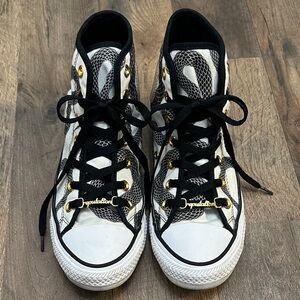 Custom Converse “Reputation” High Tops • Women’s 7
